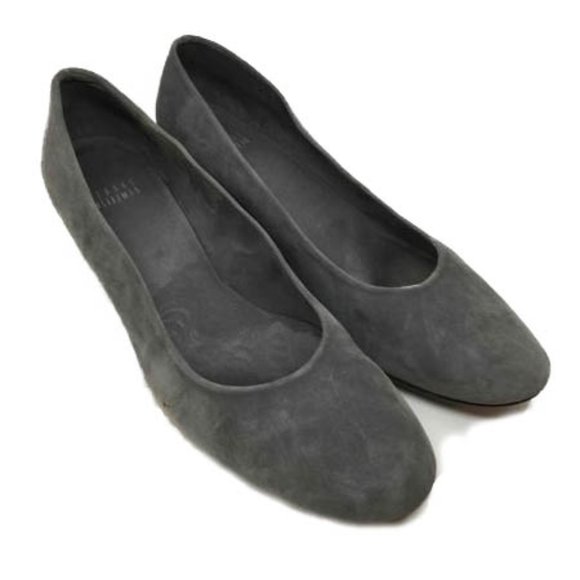 Stuart Weitzman Sojourn Heels Charcoal Suede Sz 10 - Picture 4 of 8